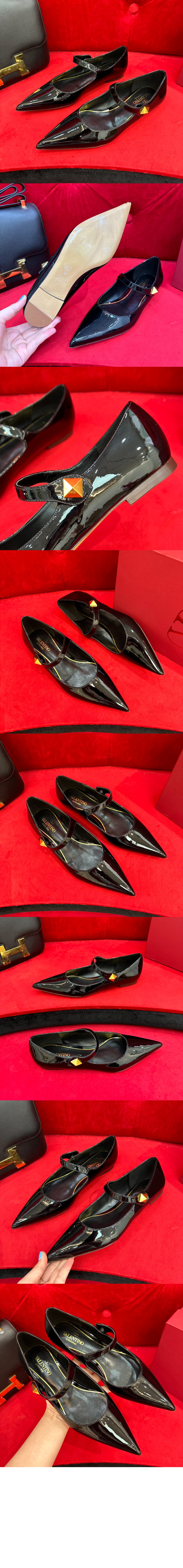 발렌티노 플랫슈즈 2W2S0G