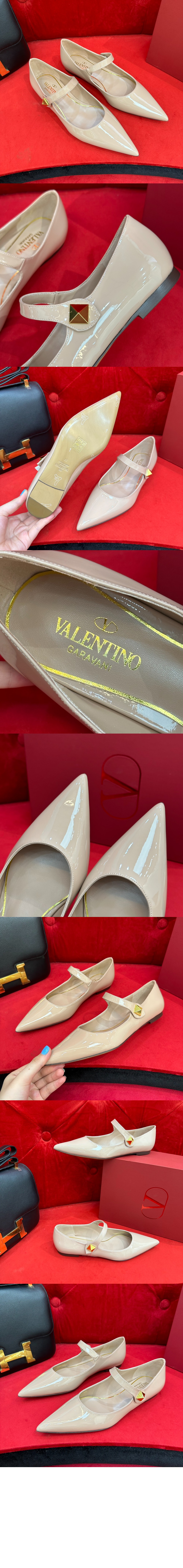 발렌티노 플랫슈즈 2W2S0G