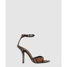 버버리 빈티지 체크 샌들 힐 80655071