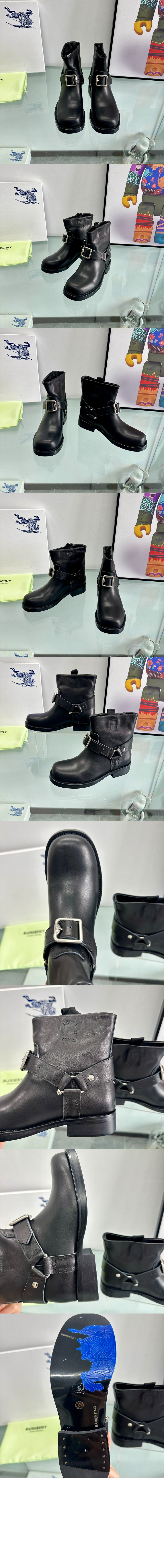 버버리 레더 코블 부츠 81012871