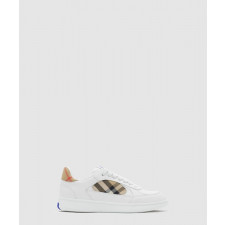 버버리 레더 체크 테라스 스니커즈 81086541