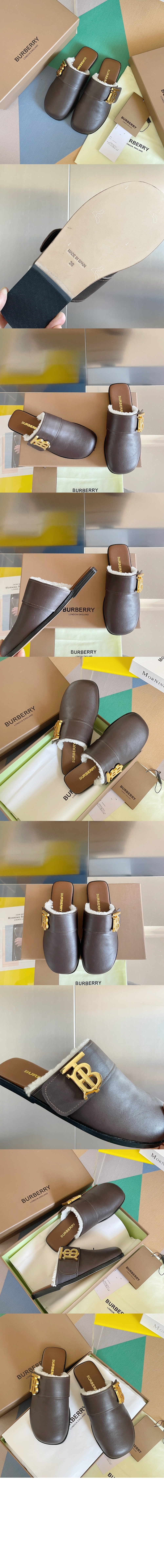 버버리 슬리퍼 80600471