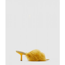 버버리 시어링 미니 버킷 뮬 80773741