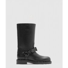 버버리 레더 새들 로우 부츠 80773921