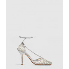 보테가베네타 스트레치 레이스업 샌들 764422