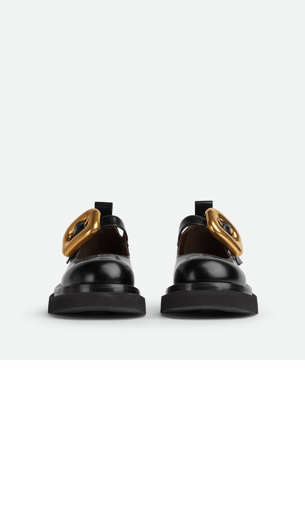 보테가베네타 러그 메리 제인 플랫 729884