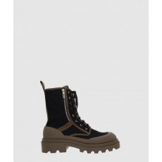 보테가베네타 레이스업 부츠 730234