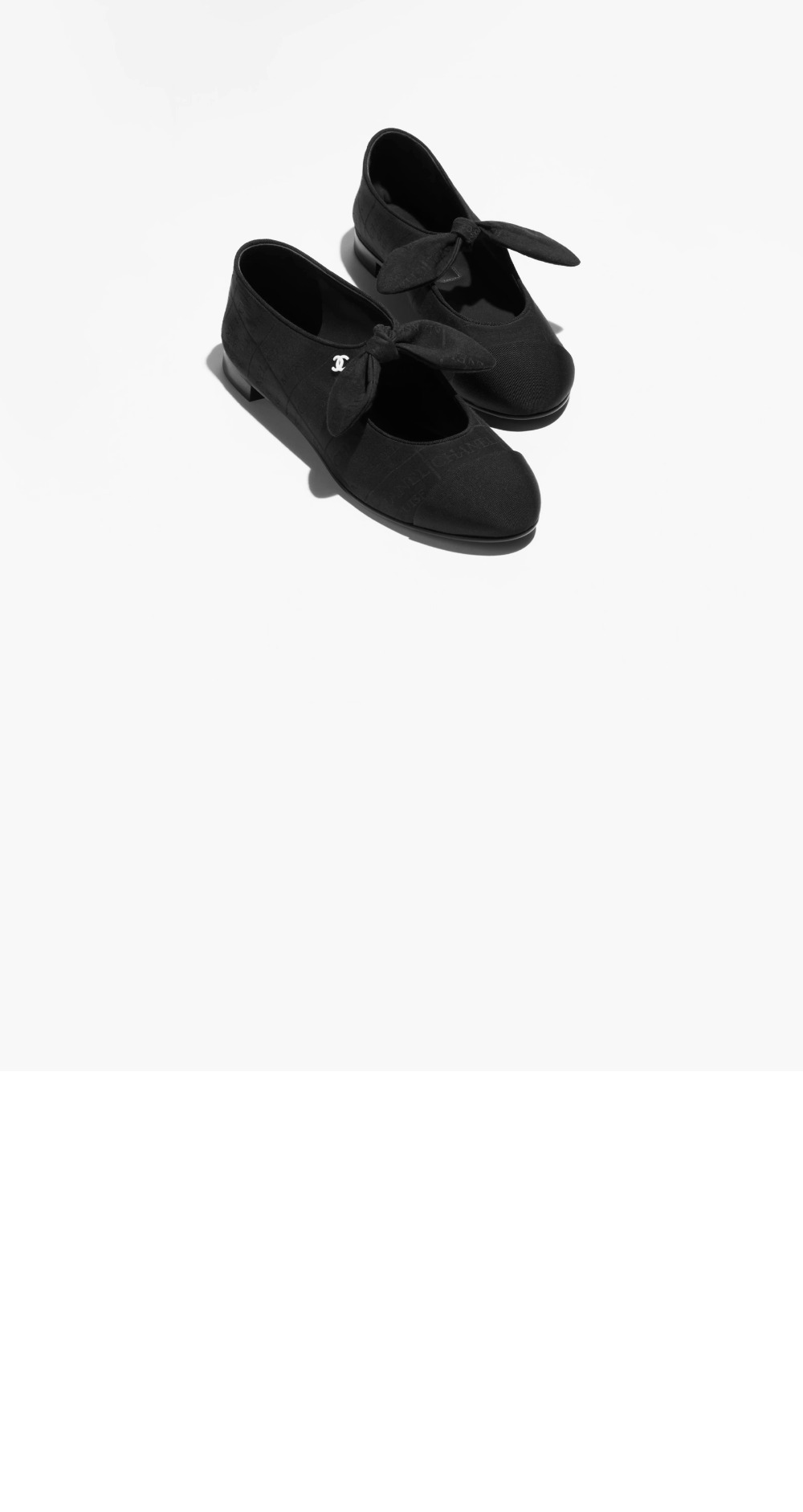 샤넬 리본 메리제인 플랫슈즈 G46149