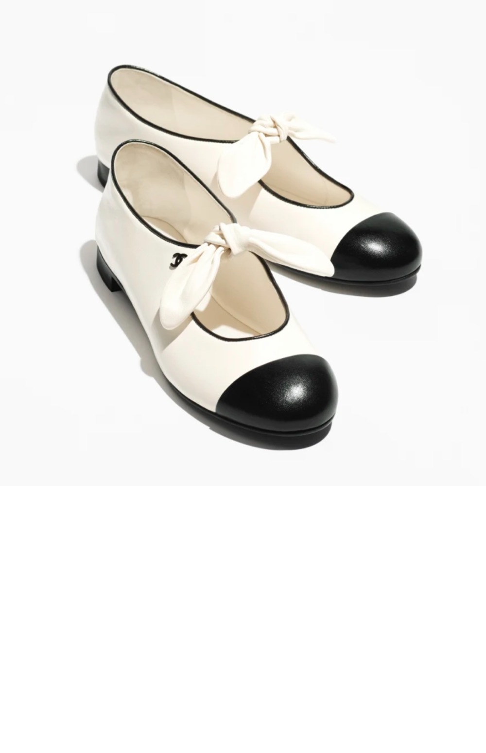 샤넬 리본 메리제인 플랫슈즈 G46149