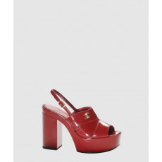 샤넬 페이던트 가죽 샌들 G45016