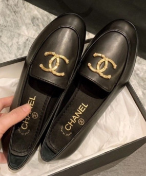 샤넬 CC 로고 로퍼