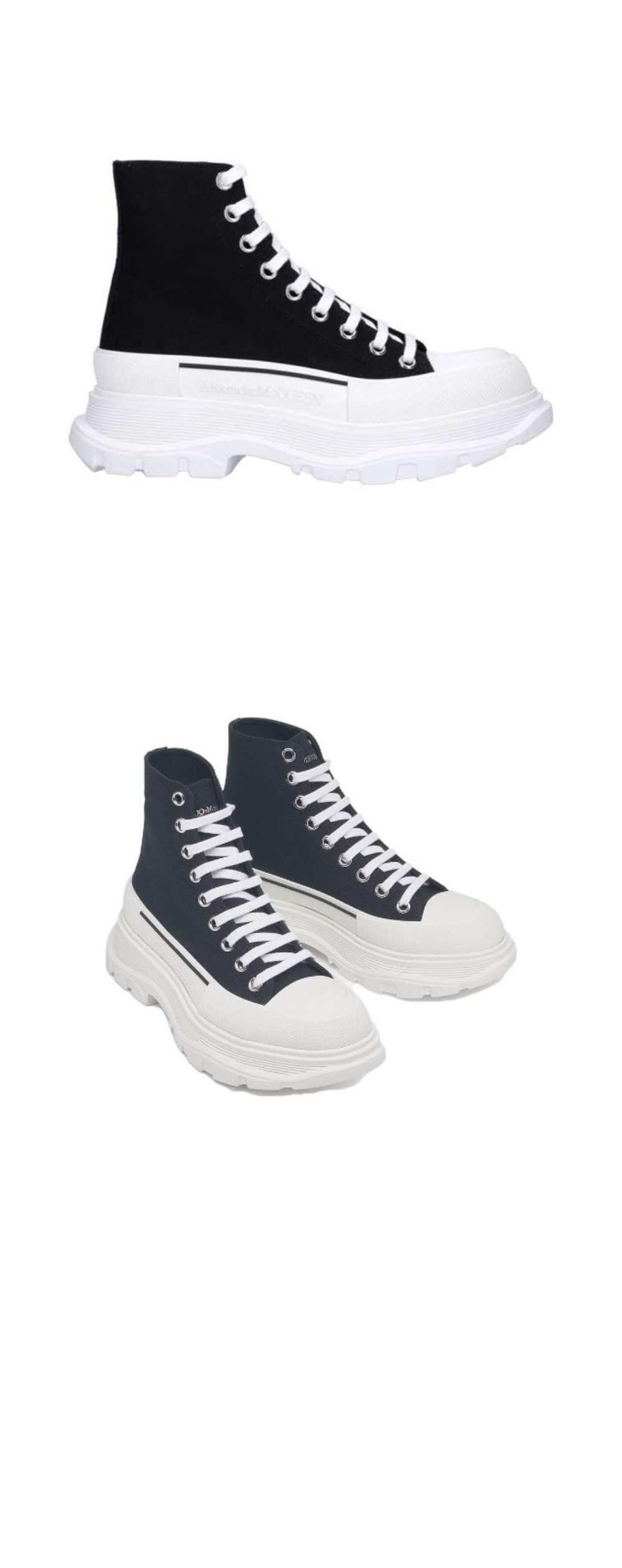 알렉산더맥퀸 트레드 슬릭 스니커즈 604254