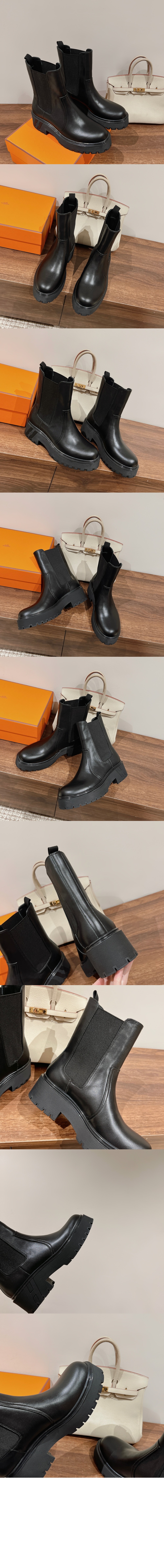 에르메스 Harrow 앵클 부츠