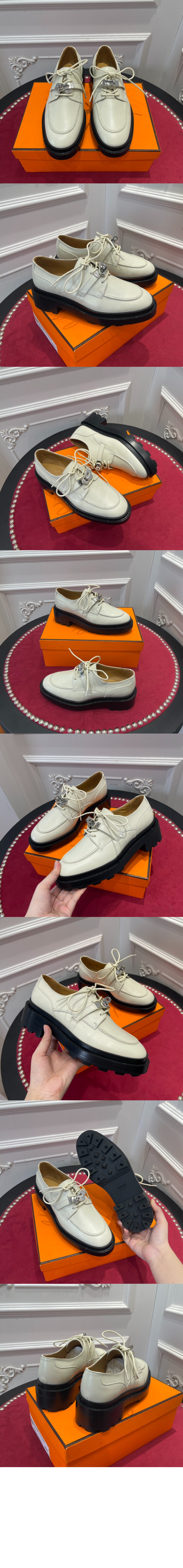 에르메스 First 옥스포드 슈즈