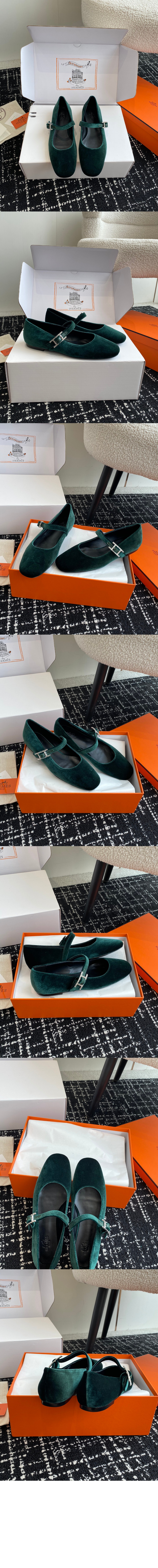 에르메스 Jane 발레리나 플랫