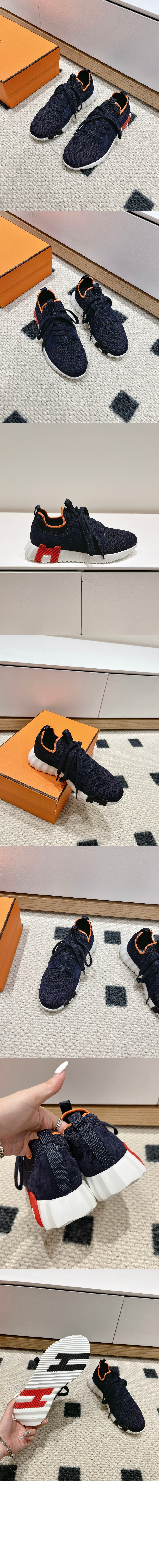 에르메스 출발 슬립온 스니커즈