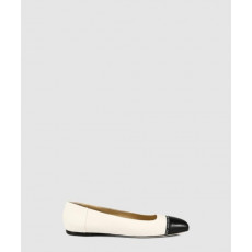 지미추 Leather Ballerina Flats Shoes