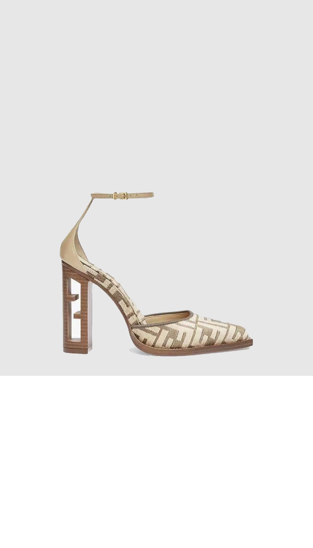 펜디 FF 레더 힐 8I8347