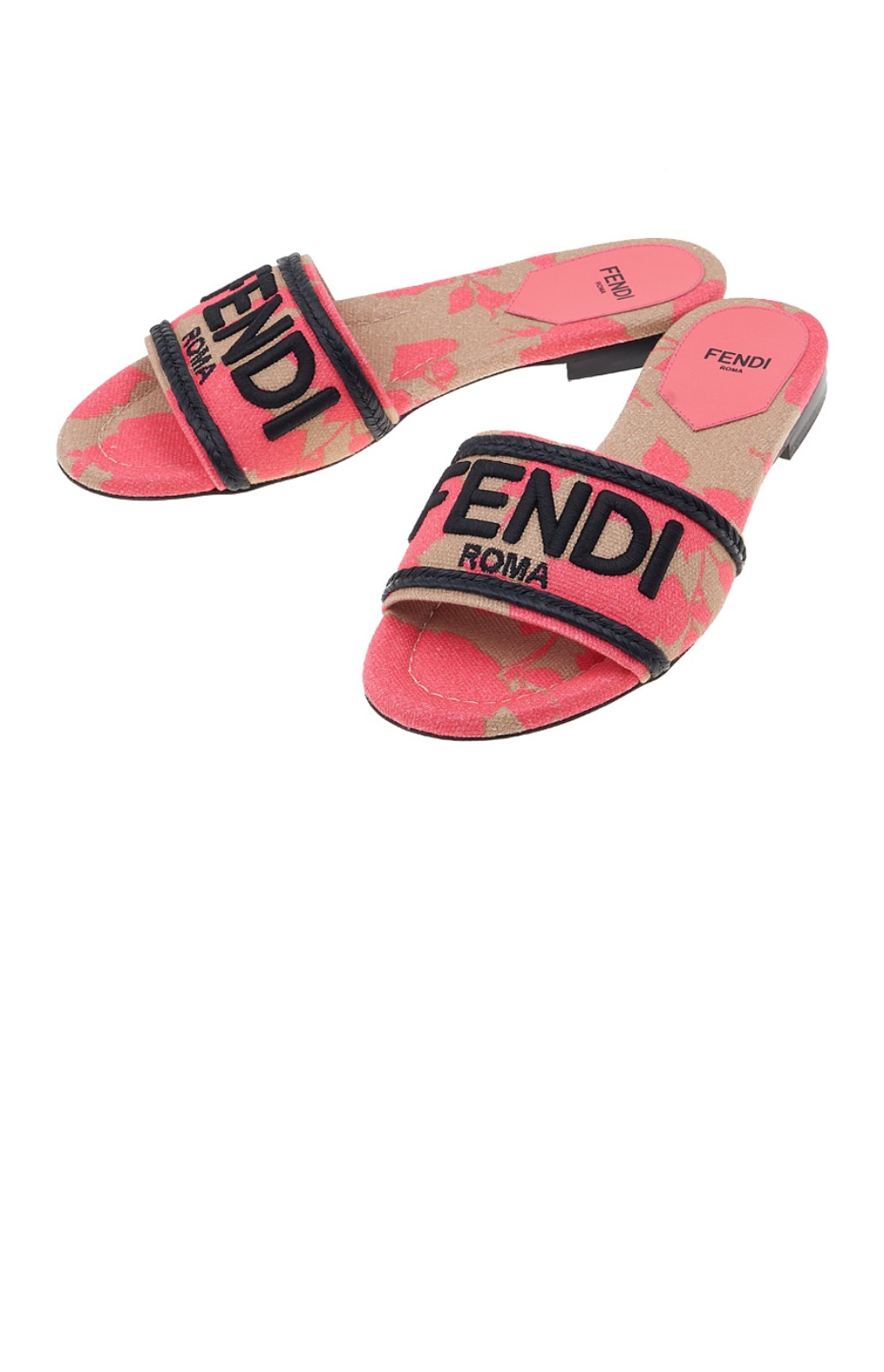 펜디 와이드 자수 패션 슬리퍼 8R8092