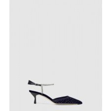 펜디 벨벳 미들 힐 8J8488