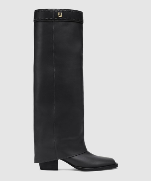 펜디 가죽 하이힐 부츠 8W8566