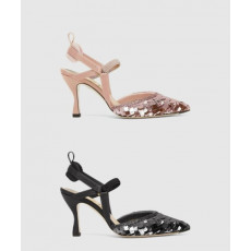 펜디 스퀸 스팽글 펌프스 8J8363