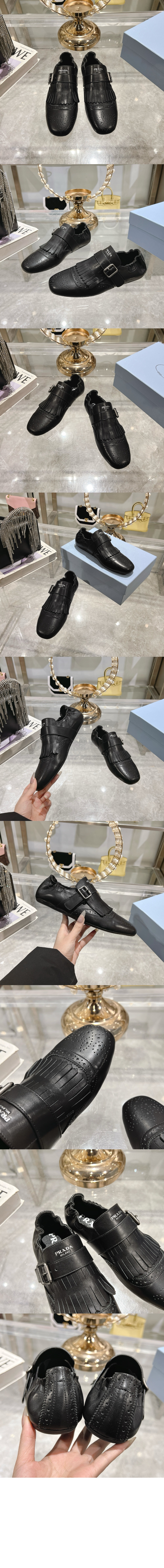 프라다 몽크 스트랩 슈즈 2EG473