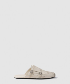 프라다 셔플 앤티크 레더 더블 몽크 스트랩 뮬 2S2992