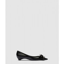 프라다 브러쉬드 가죽 펌프스 1I363N