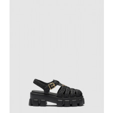 프라다 모놀리스 크로셰 케이지 샌들 1X138N