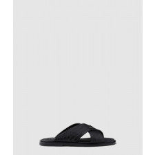 프라다 악어 가죽 크로스 샌들 2X3081