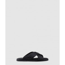 프라다 악어 가죽 크로스 샌들 2X3081