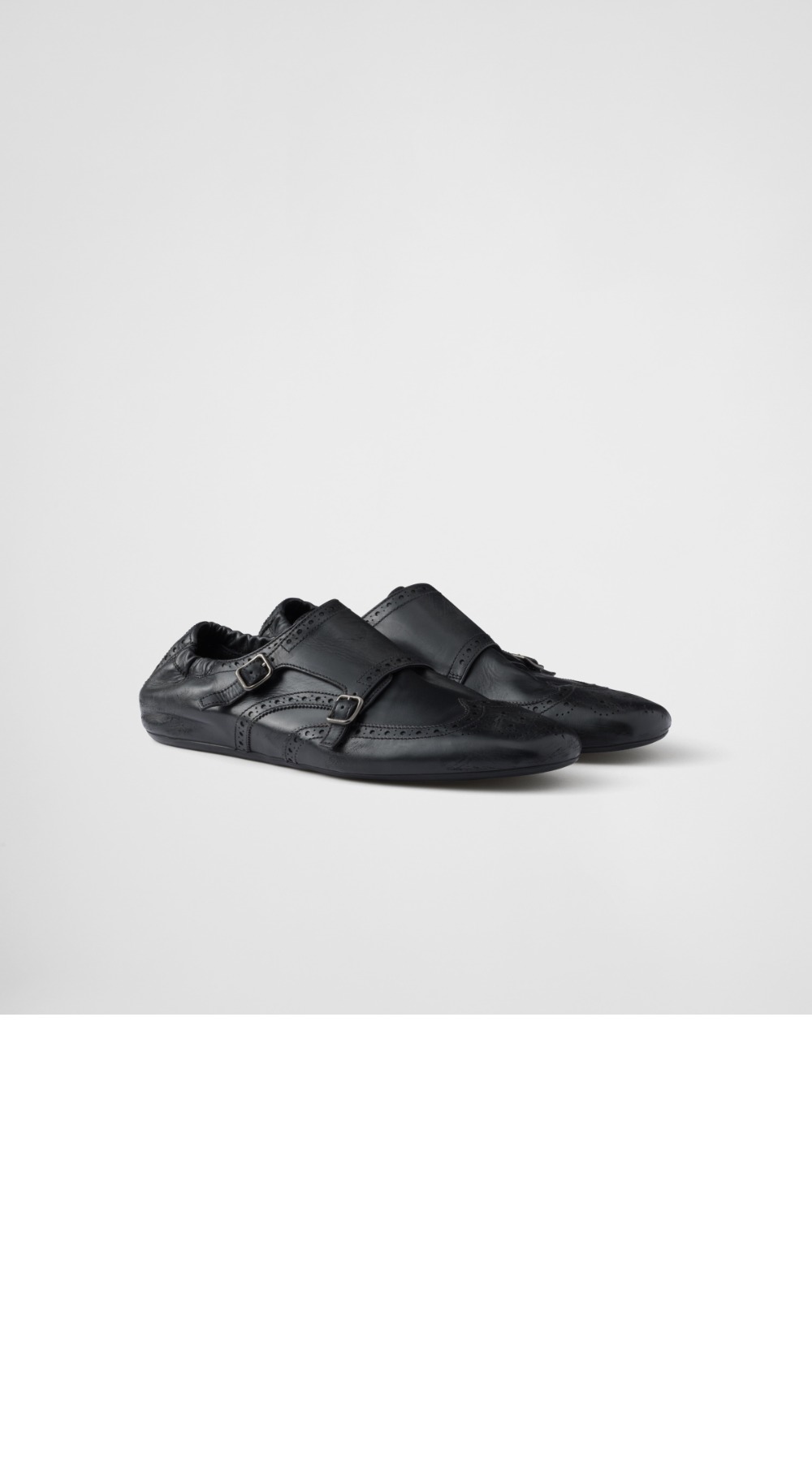 프라다 셔플 더블 몽크 스트랩 슈즈 2EG469