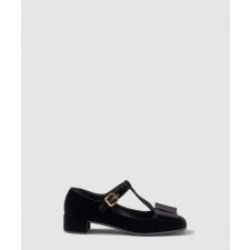 프라다 벨벳 펌프스 1I818N