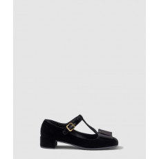 프라다 벨벳 펌프스 1I818N