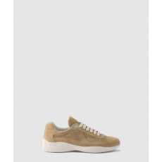 프라다 아메리카스 컵 스웨이드 스니커즈 4E3400