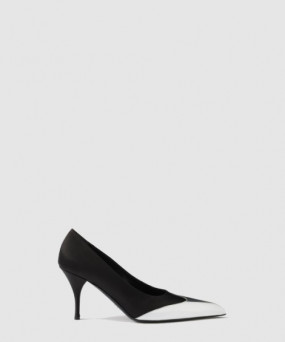 프라다 새틴 펌프스 1I968N