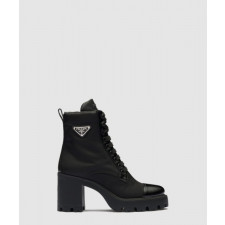 프라다 리나일론 및 가죽 부티 1T239N