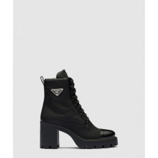 프라다 리나일론 및 가죽 부티 1T239N