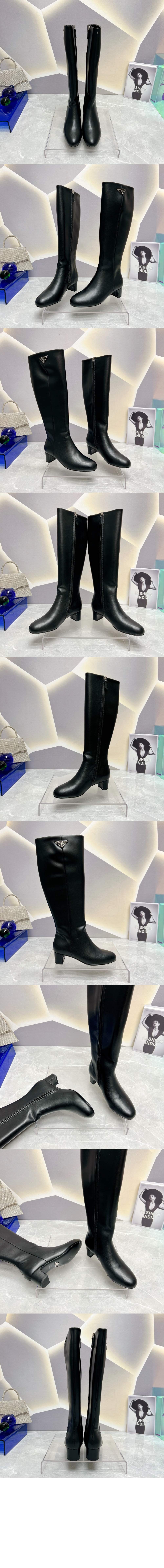 프라다 가죽 부츠 1W234N