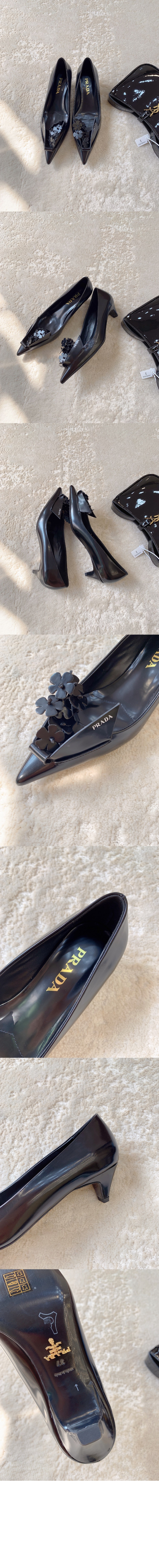 프라다 샤이니 레더 힐 1I300N