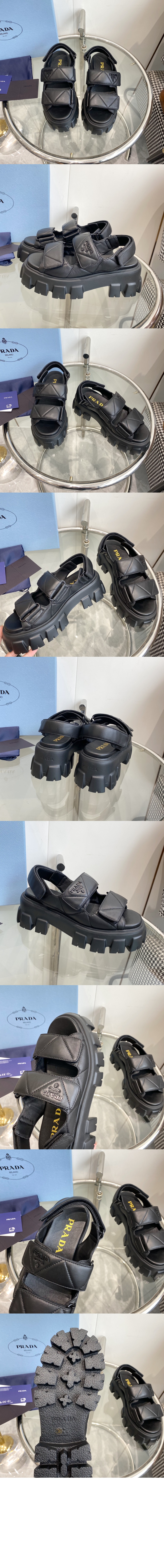 프라다 모놀리스 샌들 1X439N