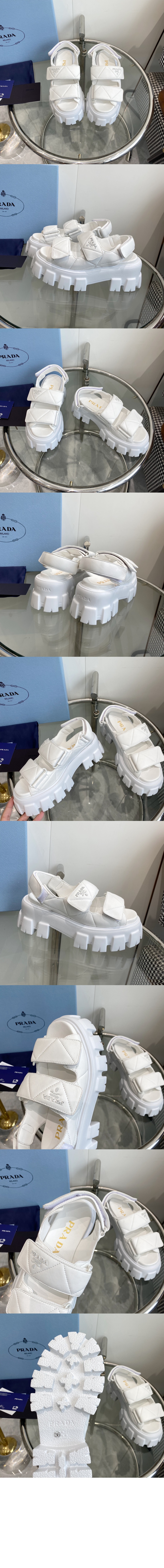 프라다 모놀리스 샌들 1X439N