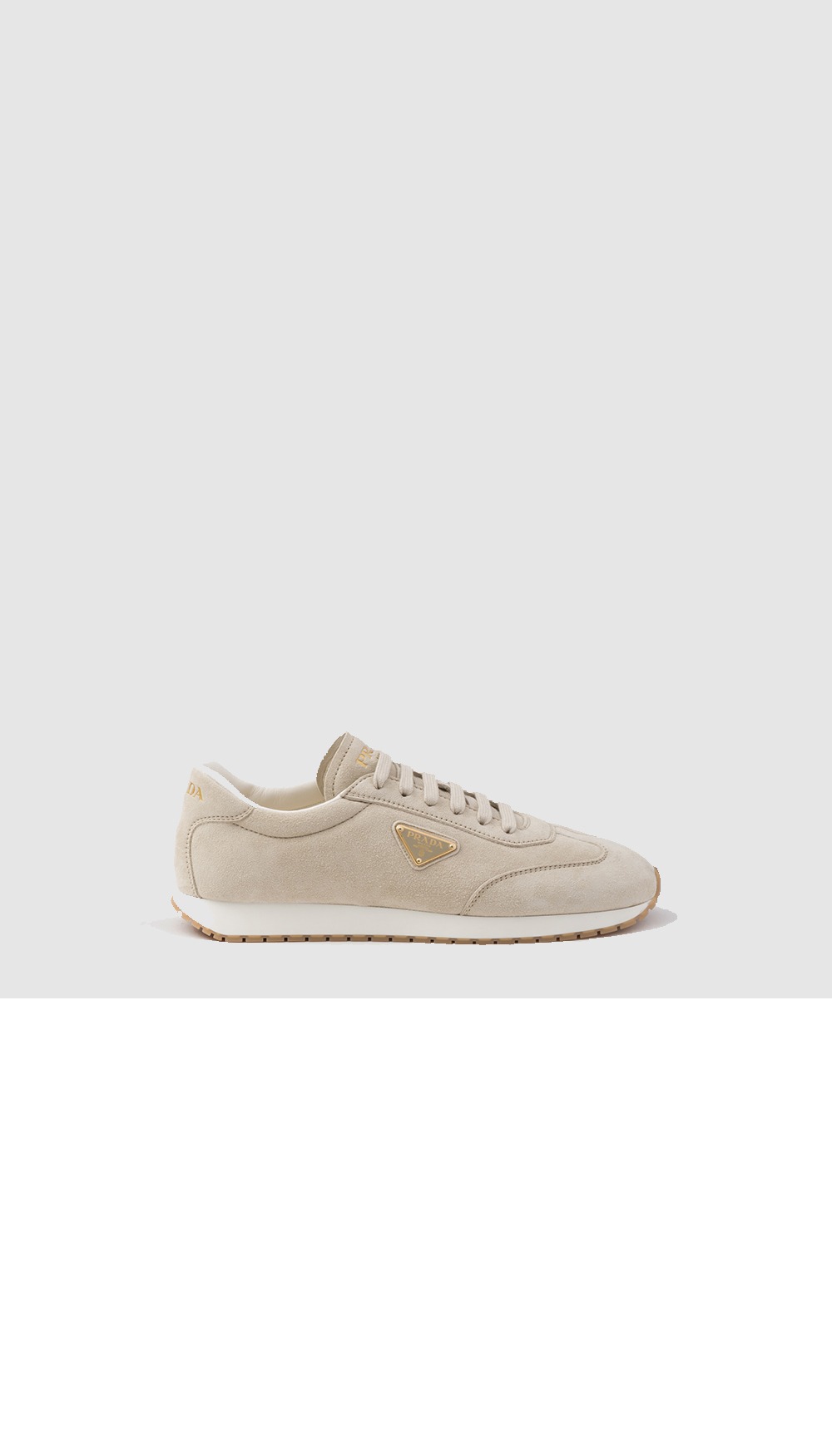 프라다 랭크 스웨이드 스니커즈 2EG436