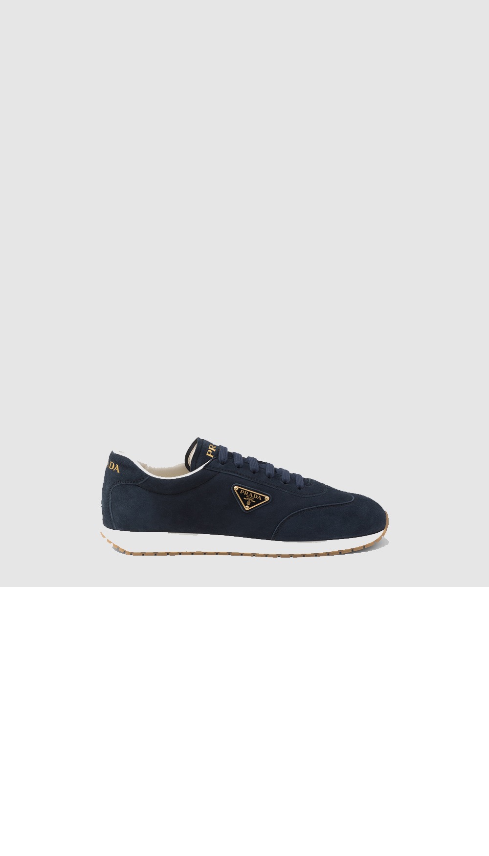 프라다 랭크 스웨이드 스니커 2EG436