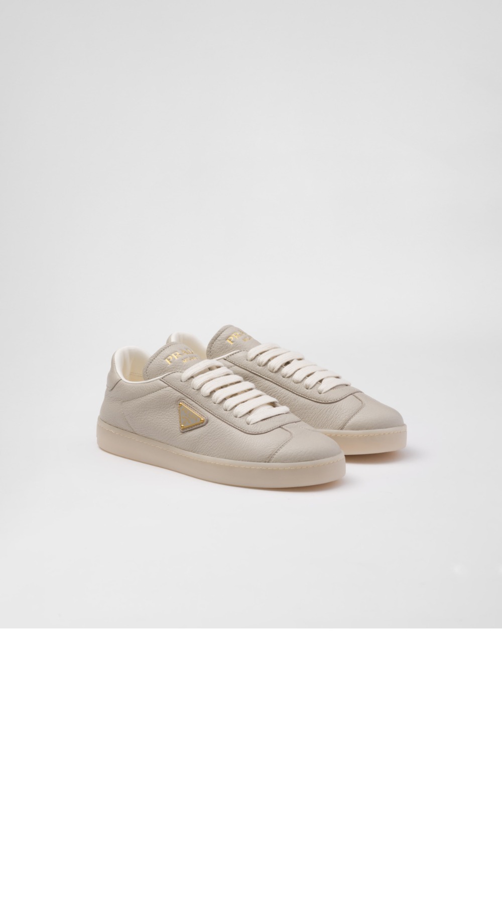 프라다 가죽 스니커즈 1E413N