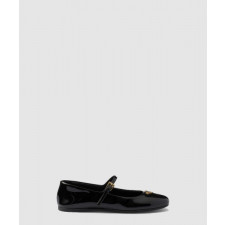 프라다 페이턴트 레더 발레리나 1F567N