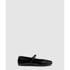 프라다 페이턴트 레더 발레리나 1F567N