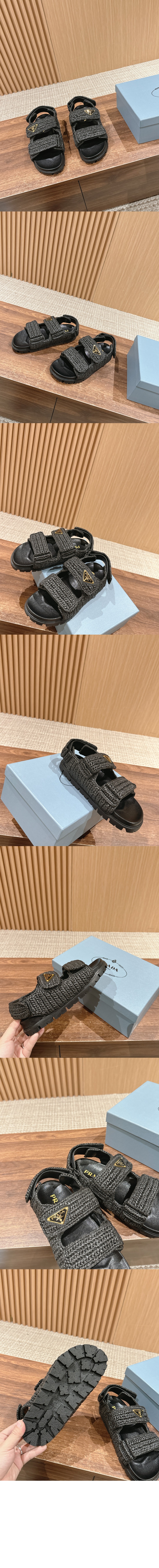 프라다 크로셰 샌들 1X440N