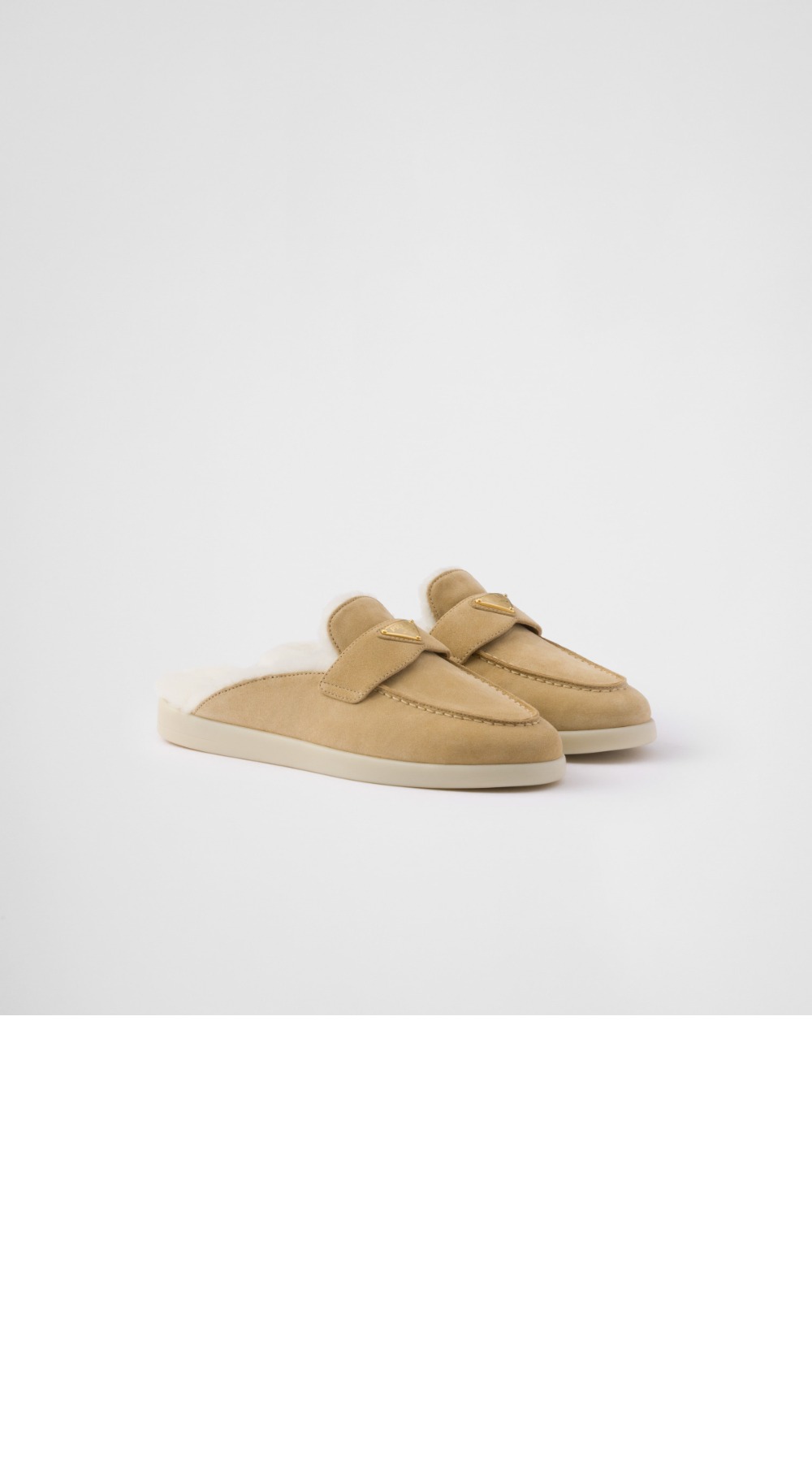 프라다 스웨이드 뮬 1D270N